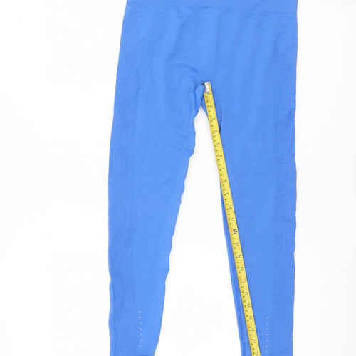 Dunnes Stores Women Blue Seamless Active Leggings L