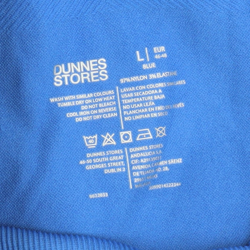 Dunnes Stores Women Blue Seamless Active Leggings L