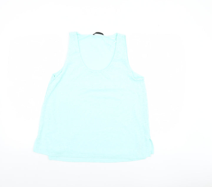 Dunnes Women’s Blue Basic Sleeveless Tank Top Size M
