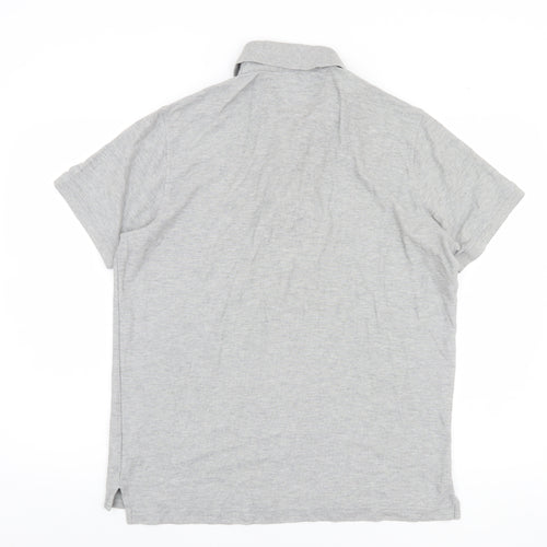 Tommy Hilfiger Men's Grey XL Classic Cotton Polo Shirt