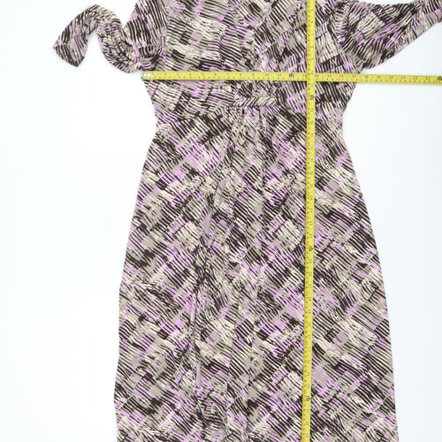 Marks and Spencer Women’s Multicoloured A-Line Jersey Dress Size 16