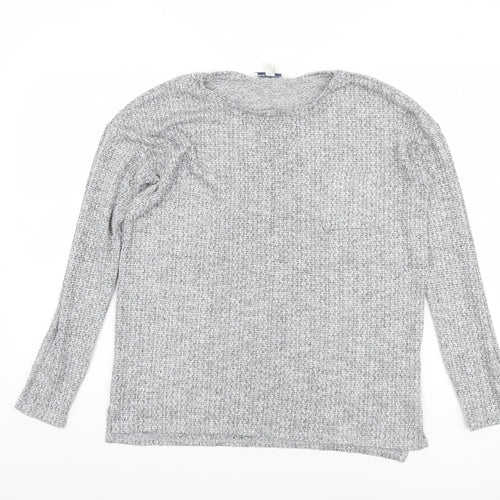 American Eagle Outfitters Women’s Grey Knit Long Sleeve Top Size S