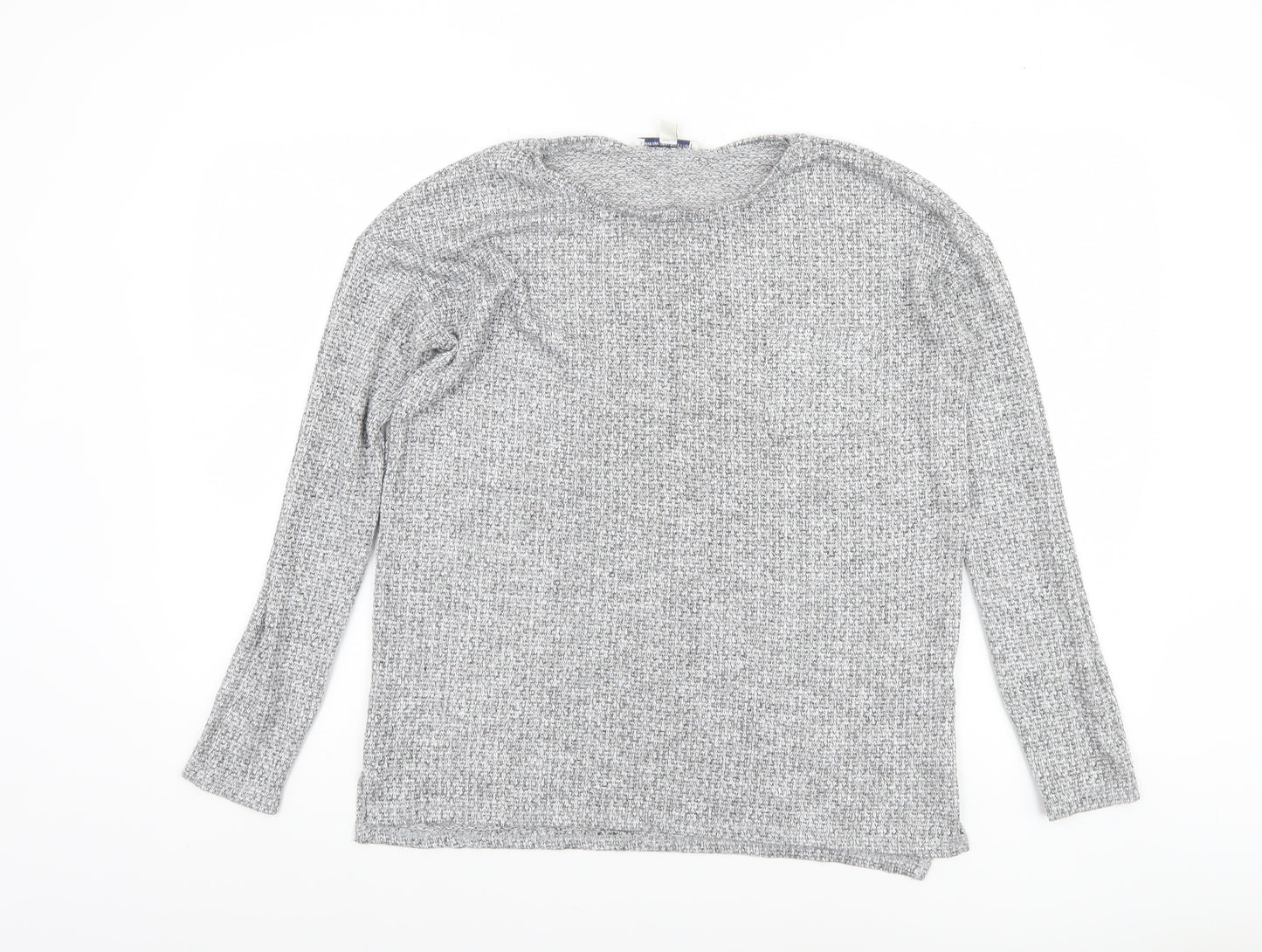 American Eagle Outfitters Women’s Grey Knit Long Sleeve Top Size S