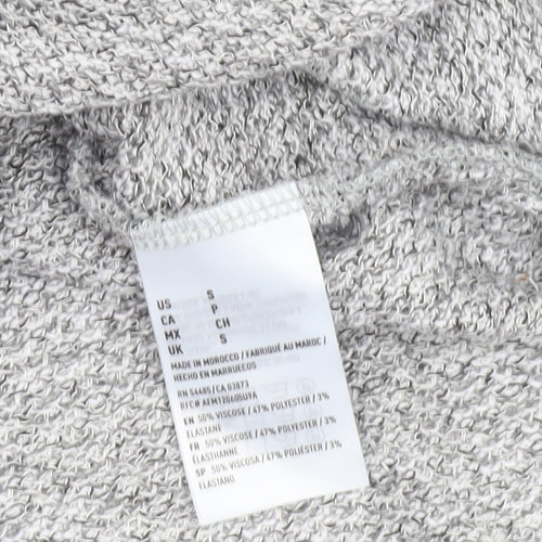 American Eagle Outfitters Women’s Grey Knit Long Sleeve Top Size S