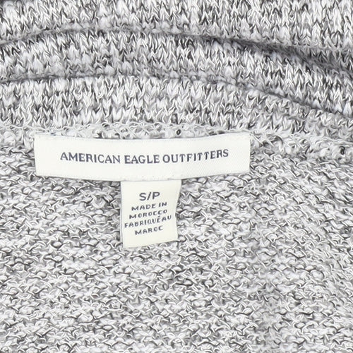 American Eagle Outfitters Women’s Grey Knit Long Sleeve Top Size S