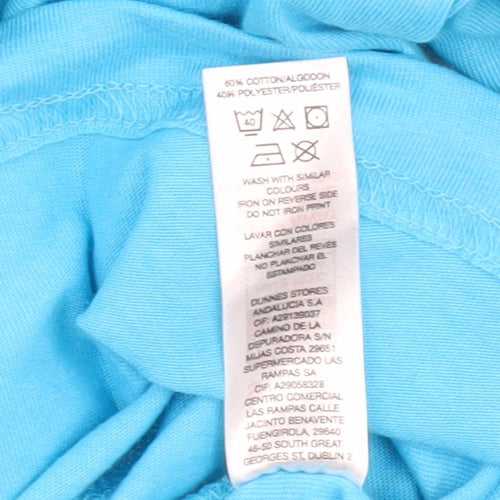 Dunnes Stores Men's Blue 3XL Regular Fit Cotton Polo Shirt