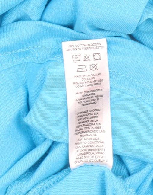 Dunnes Stores Men's Blue 3XL Regular Fit Cotton Polo Shirt