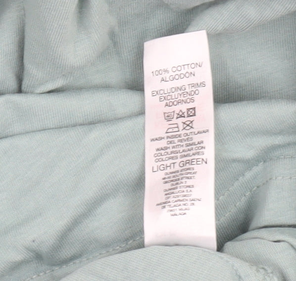 Dunnes Stores Men's Light Green Slim Fit 3XL Polo Shirt