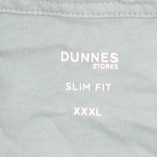 Dunnes Stores Men's Light Green Slim Fit 3XL Polo Shirt