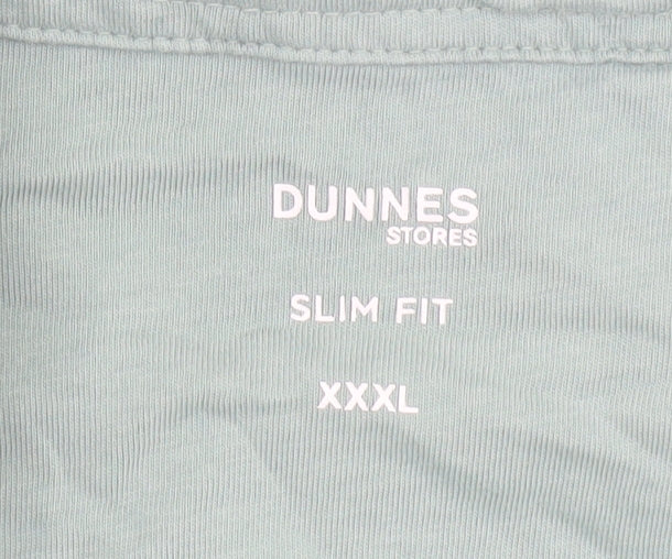 Dunnes Stores Men's Light Green Slim Fit 3XL Polo Shirt