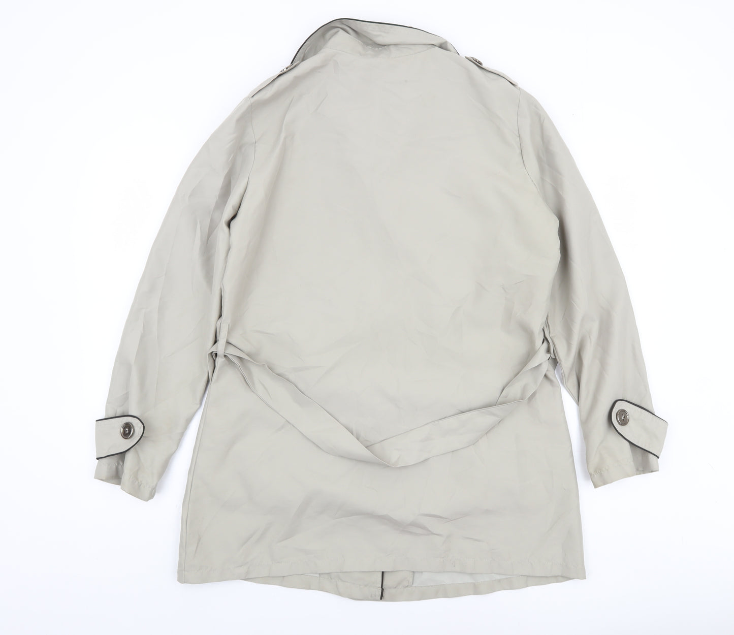 La Redoute Women’s Beige Mid-Length Trench Coat UK 14