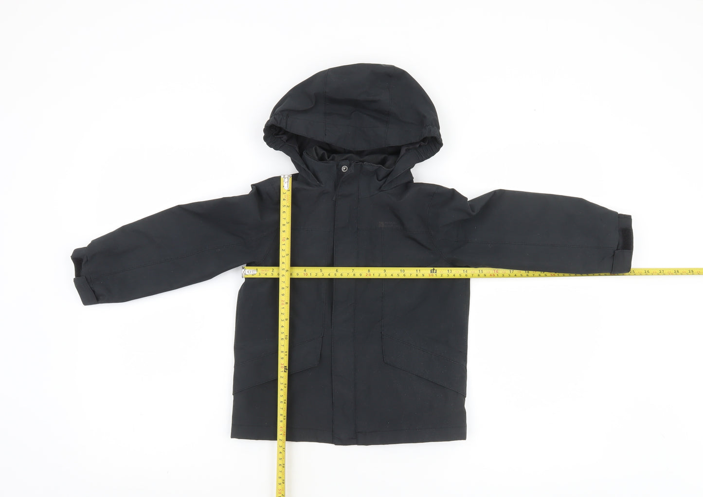 Mountain Warehouse Boys Black Waterproof Hooded Parka Coat 5-6 Years