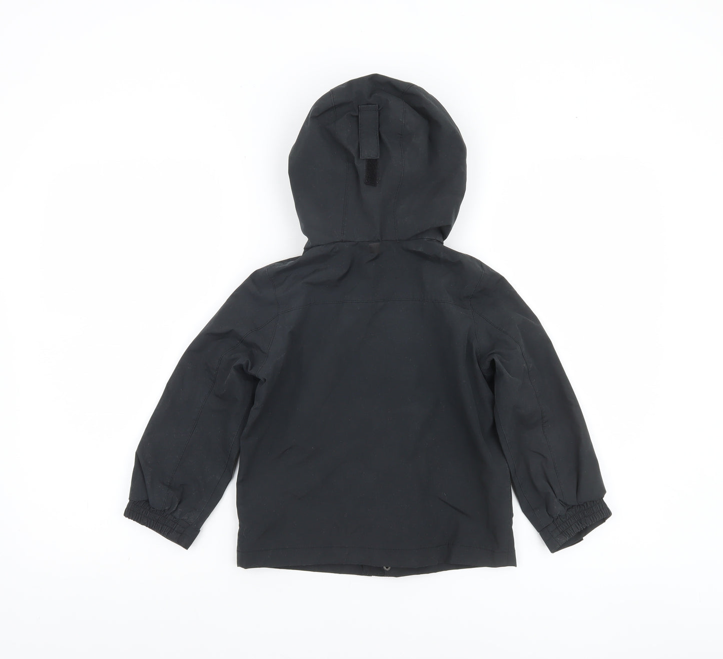 Mountain Warehouse Boys Black Waterproof Hooded Parka Coat 5-6 Years