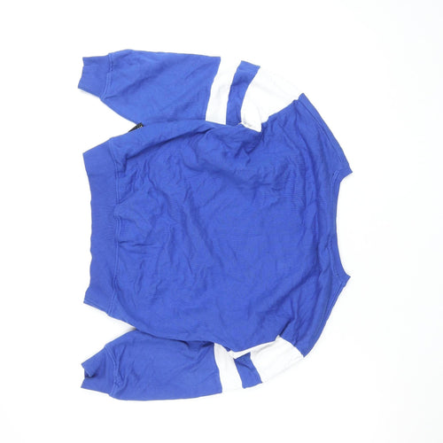 Fly High Boys Blue Graphic Pullover Sweatshirt Size 146 Crew Neck