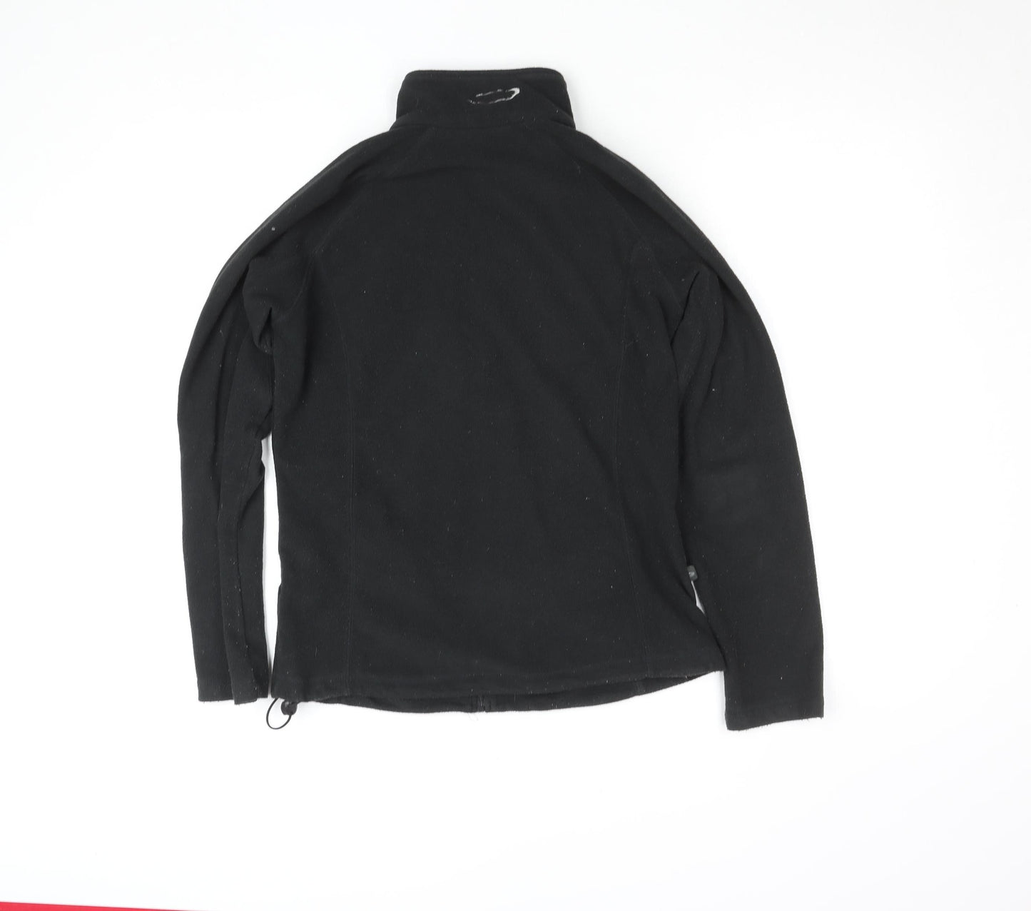 Mountainlife Women's Black Full Zip Fleece Jacket Size 10 Polyester Outdoor Wear