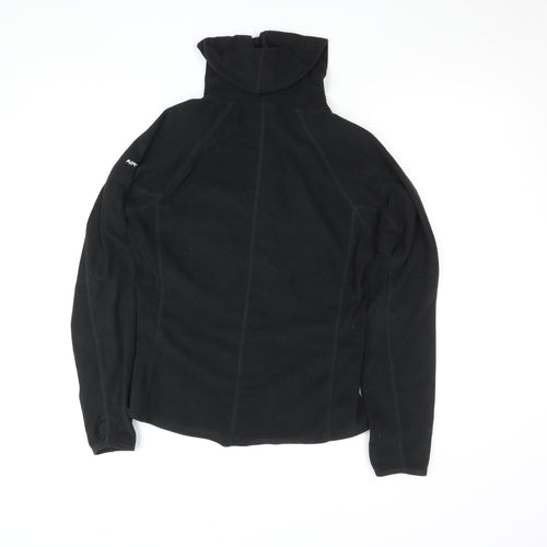 Trespass Womens Black Fleece Hooded Full Zip Jacket Size M