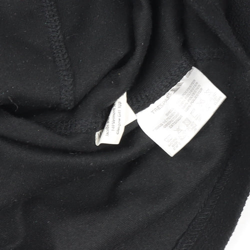 Trespass Womens Black Fleece Hooded Full Zip Jacket Size M