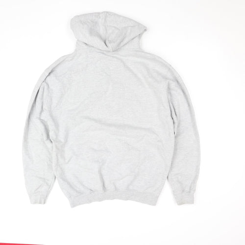 Just Hoods Anime One Piece Grey Hoodie Women M Pullover Cotton Blend