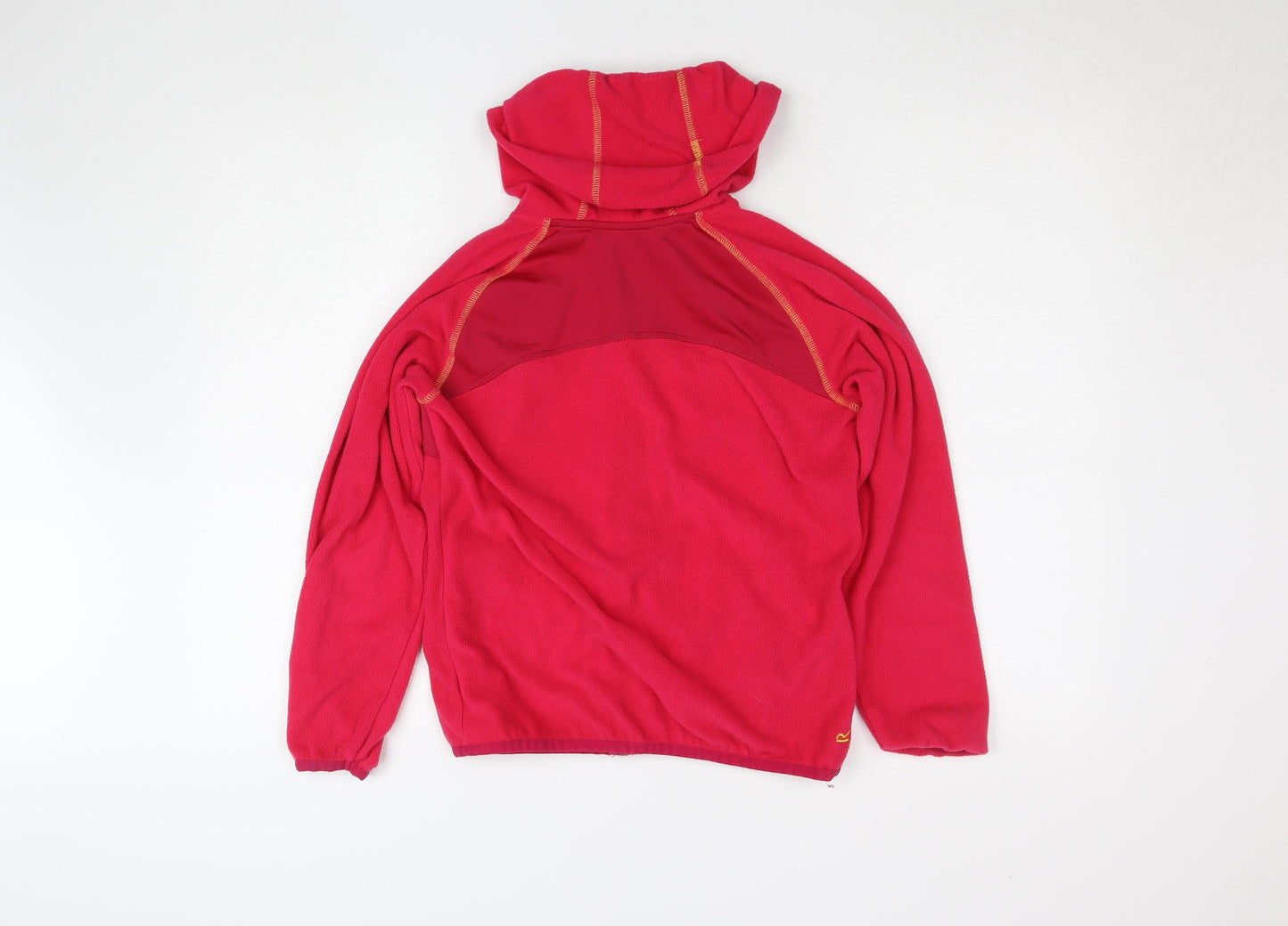 Regatta Teens Red Fleece Full Zip Hooded Activewear Top Size 158