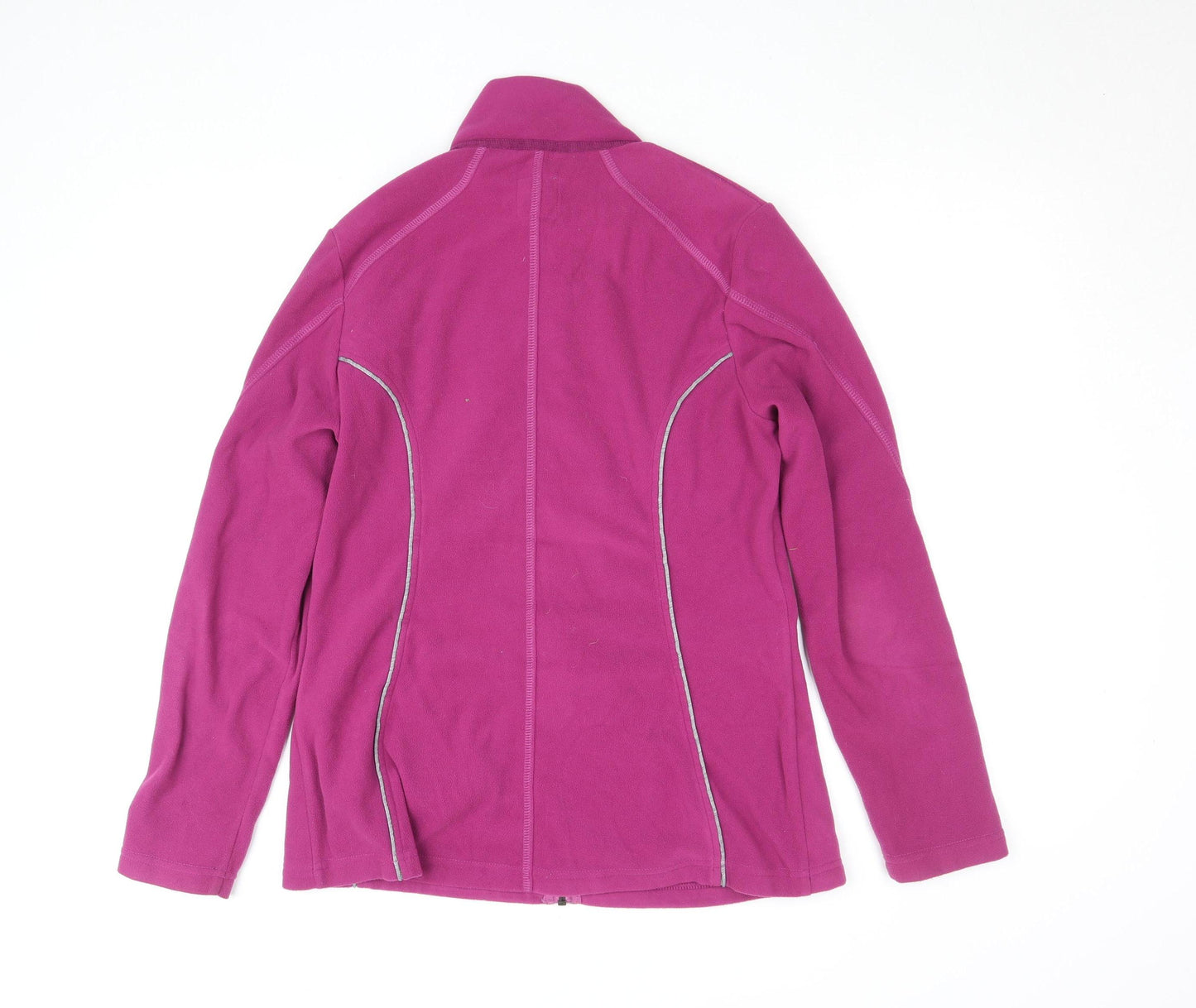 Giesswein Women Purple Fleece Full Zip Jacket M Lightweight Activewear