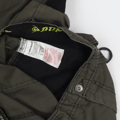 Dunlop Men's Green Cargo Work Trousers W38 L32 Regular Fit