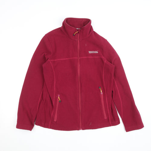 Regatta Women’s Red Fleece Full Zip Jacket UK 12