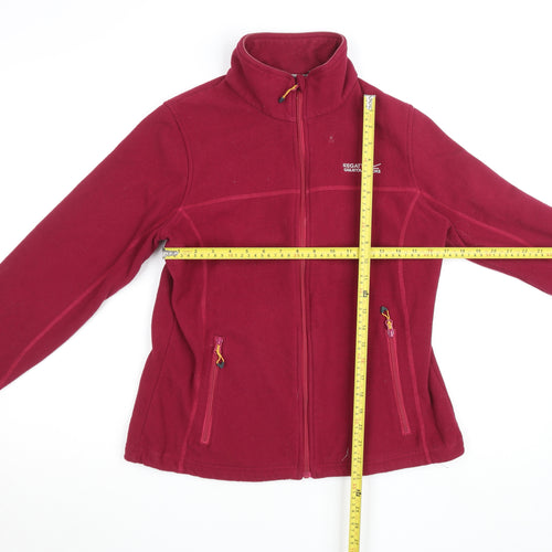 Regatta Women’s Red Fleece Full Zip Jacket UK 12