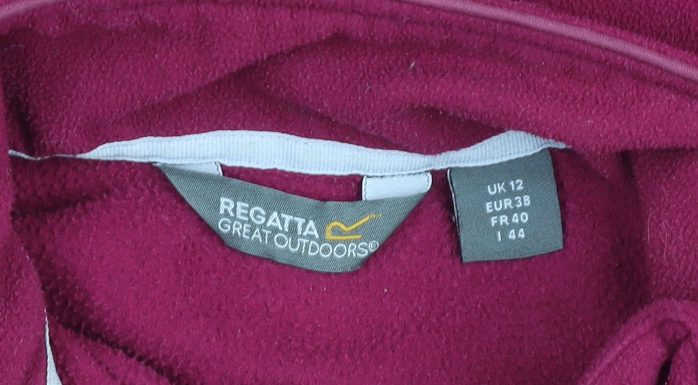 Regatta Women’s Red Fleece Full Zip Jacket UK 12