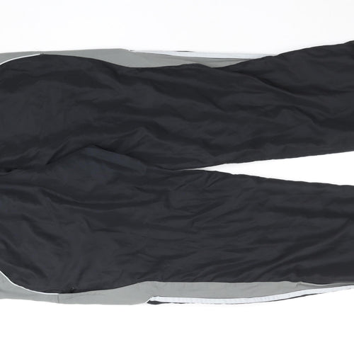 Adidas Men's Black M Track Pants Lightweight Zip Pocket Side Stripe