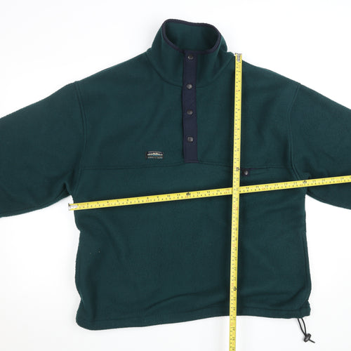 White Sierra Men’s Green Fleece Pullover L Hiking Outdoor Jumper