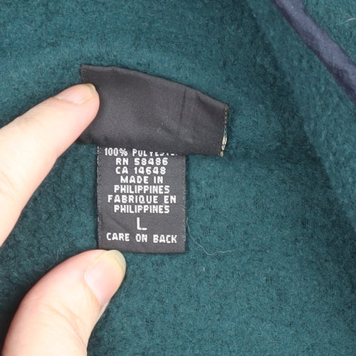 White Sierra Men’s Green Fleece Pullover L Hiking Outdoor Jumper