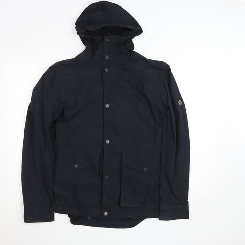 Ben Sherman Men's Blue XS Parka Jacket Hooded Waterproof Cotton Lined