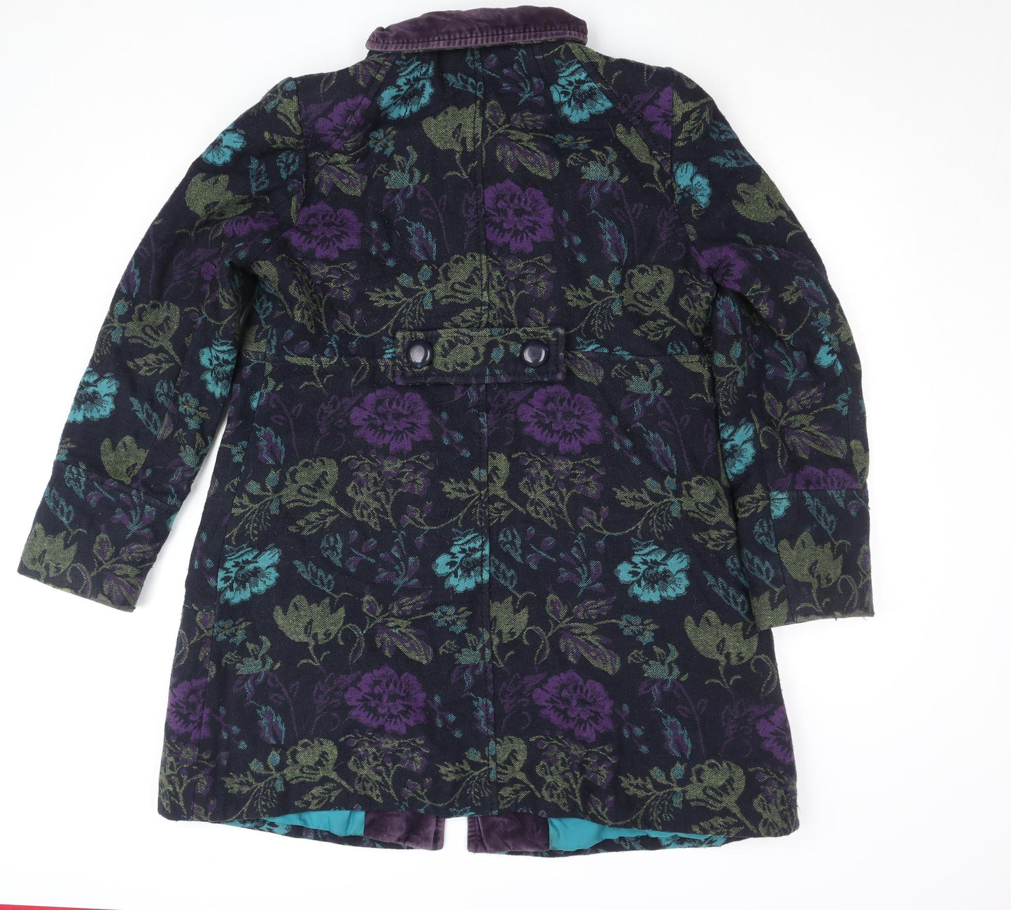 Roman Womens Multicoloured Floral Mid-Length Coat M