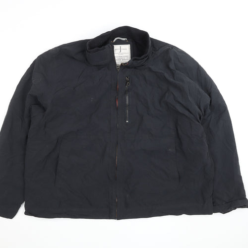 Jacques Vert Men's Black 3XL Full Zip Lightweight Winter Jacket