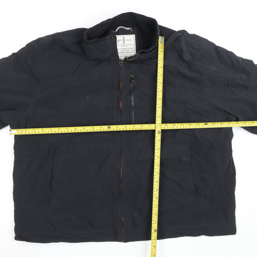 Jacques Vert Men's Black 3XL Full Zip Lightweight Winter Jacket