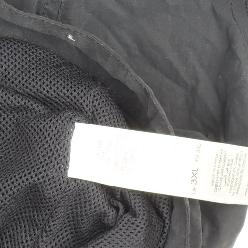 Jacques Vert Men's Black 3XL Full Zip Lightweight Winter Jacket