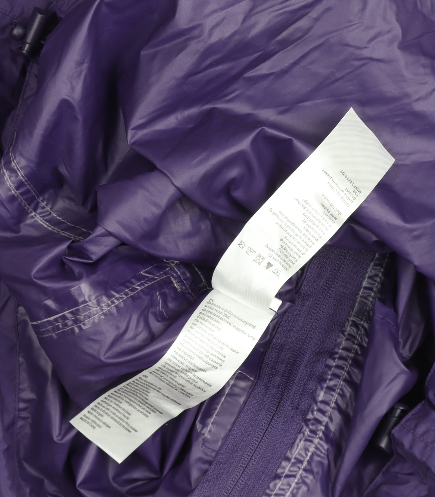 Mountain Warehouse Women Purple Size 12 Waterproof Rain Jacket