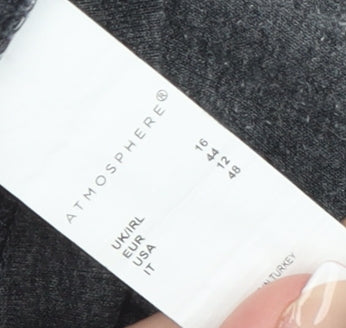 Atmosphere Women’s Grey Ghostbusters Long Sleeve Raglan T-Shirt Size 16