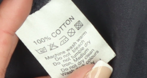 Help for Heroes Men's Blue Graphic Military Cotton T-Shirt Size M