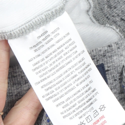 Bridgeport Men's Grey L Sweatpants Regular Fit Jersey Trousers