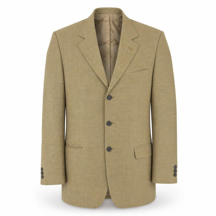 Marks and Spencer Men's Brown 40L Wool Blend Long Blazer Jacket