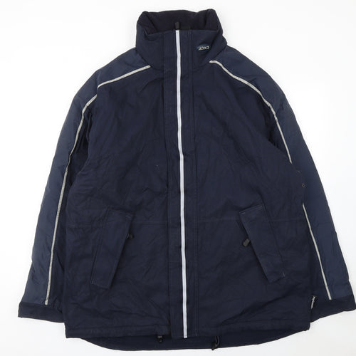 PlayStation Men’s Blue XL Parka Jacket Water Resistant Windproof