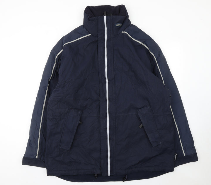 PlayStation Men’s Blue XL Parka Jacket Water Resistant Windproof