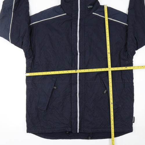 PlayStation Men’s Blue XL Parka Jacket Water Resistant Windproof