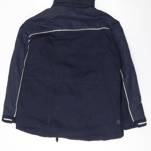 PlayStation Men’s Blue XL Parka Jacket Water Resistant Windproof