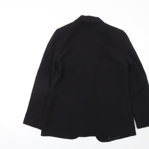 Et Vous Women’s Black Size 8 Tailored Single-Breasted Blazer
