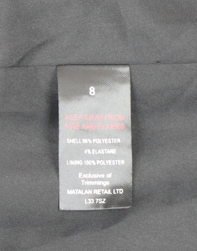 Et Vous Women’s Black Size 8 Tailored Single-Breasted Blazer