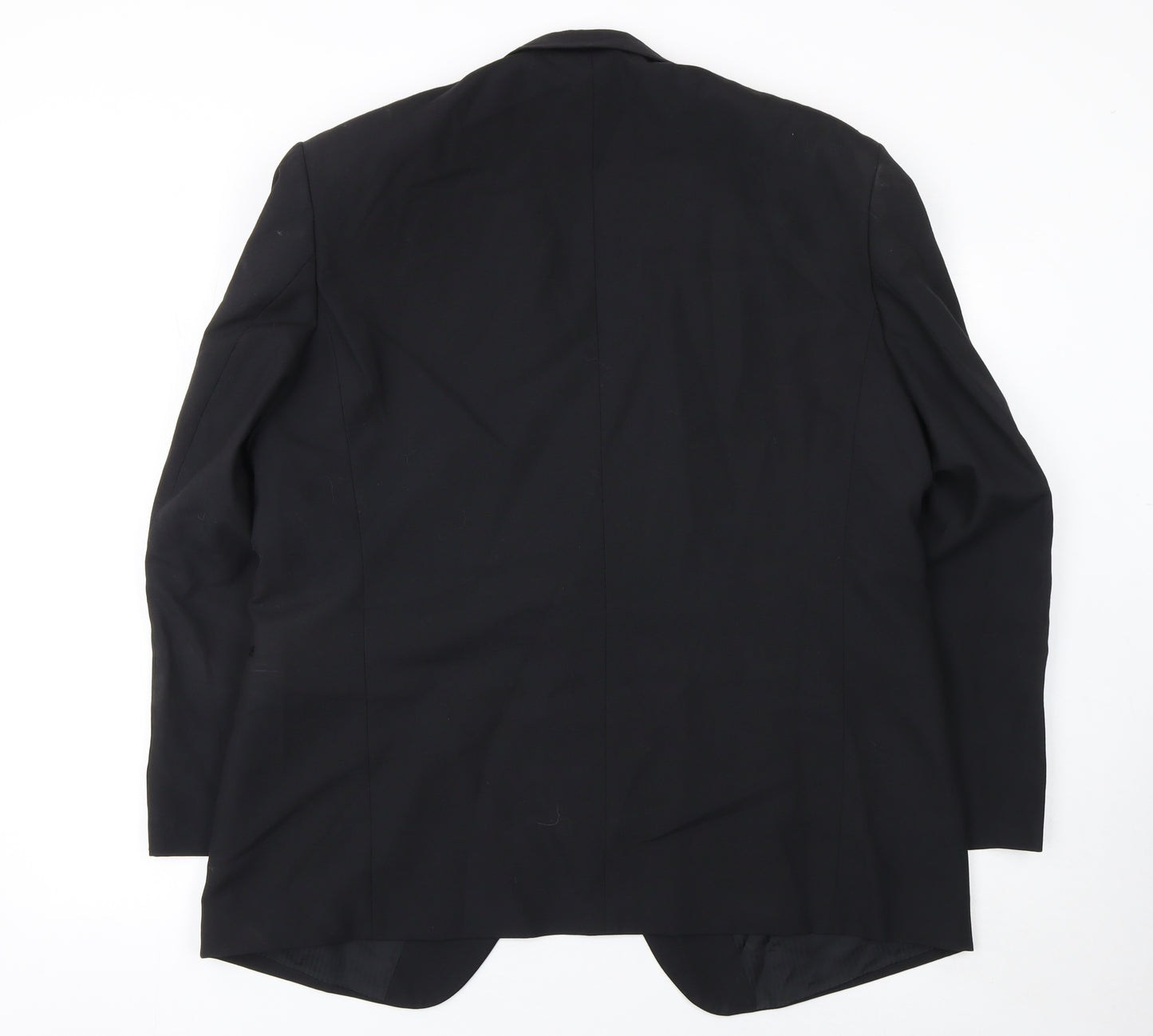 Varteks Men’s Black 46 Regular Wool Shawl Lapel Jacket