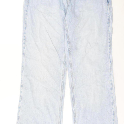 Stradivarius Unisex Light Blue Straight Leg Denim Jeans M