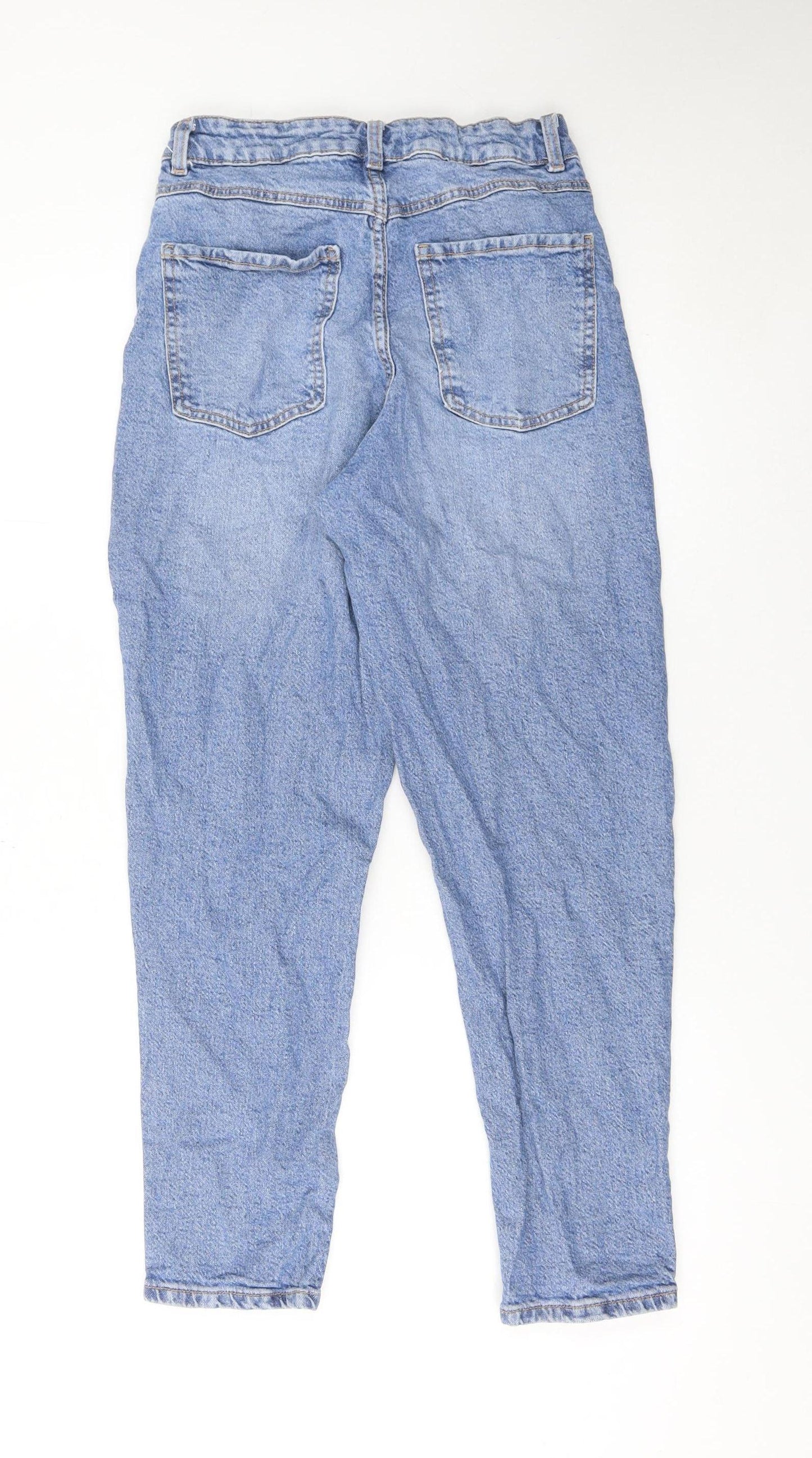 Primark Women Blue Size 10 High Rise Mom Jeans Denim Co